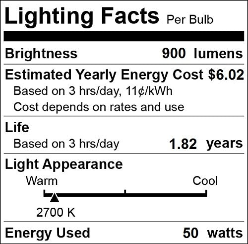 12Vmonster G9 Halogen Light Bulbs 50W Warm White 10 Pack T4 JD Type G9-FR-50W-WW-120V