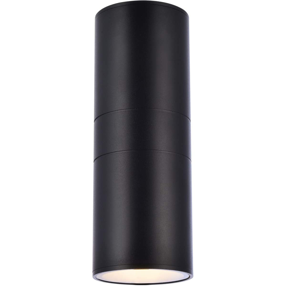 Living District Raine 1-Light Aluminum Outdoor Wall Light - Black
