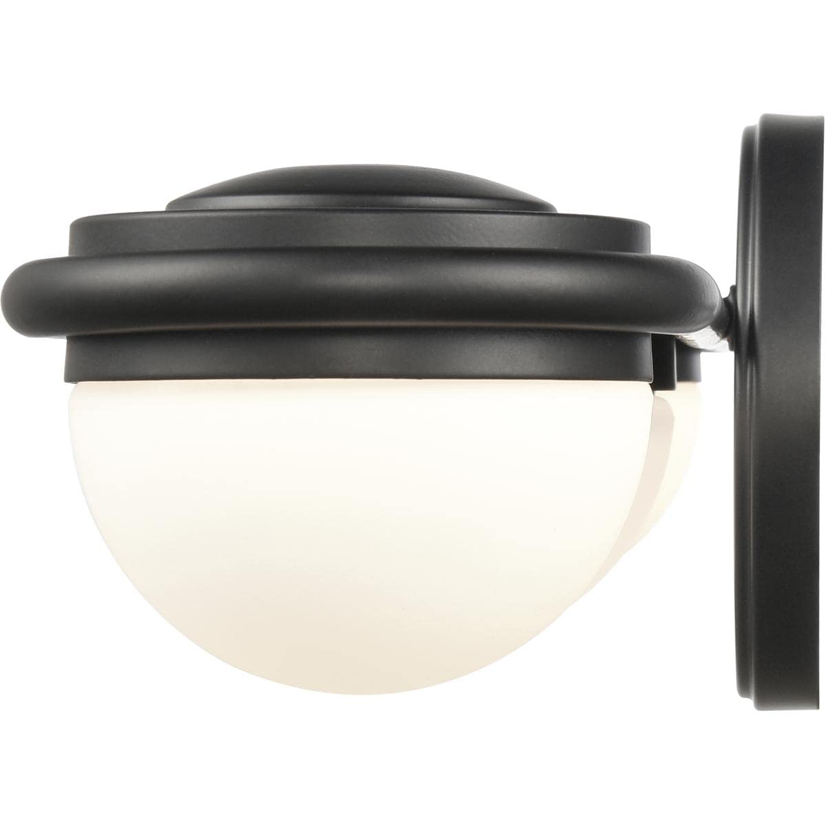Elk Home Nelly 3-Light Vanity Light, Matte Black Finish, Opal Glass, Modern Style