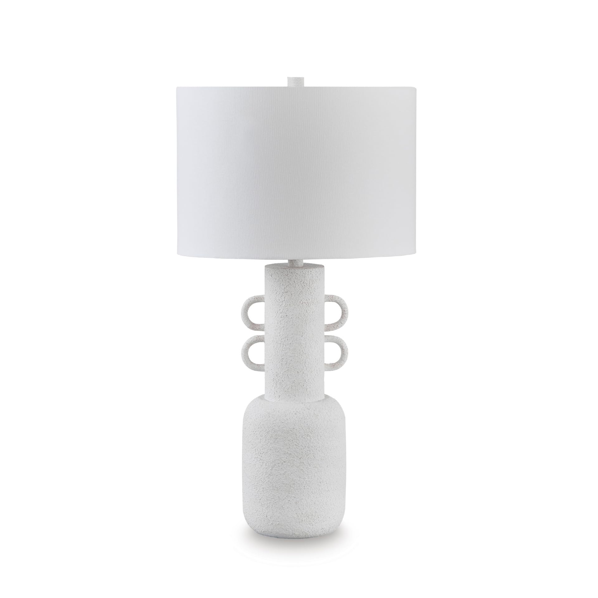 Signature Design by Ashley Perringhill Contemporary Metal Table Lamp with 3-Way Switch, White