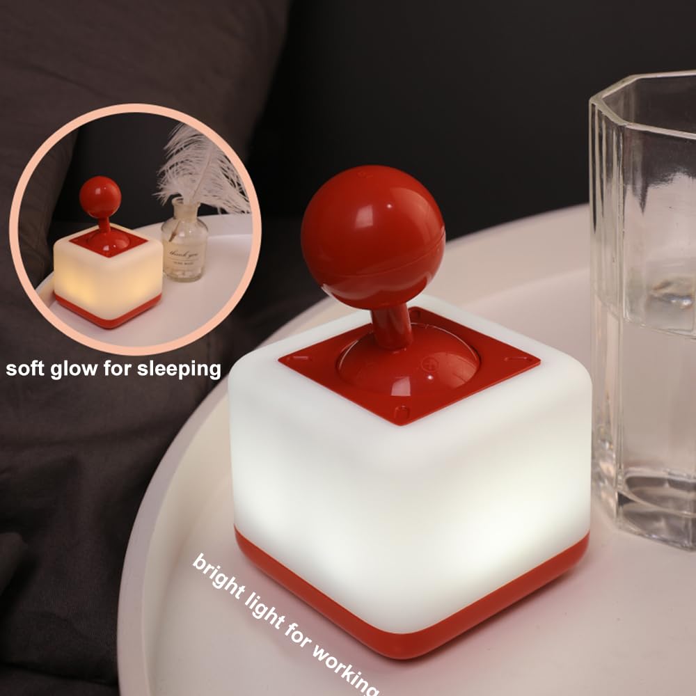 ipalmay Nursery Night Light, USB Rechargeable, Toggle Switch, 2 Light Modes, Plastic, Yellow, Model PM108