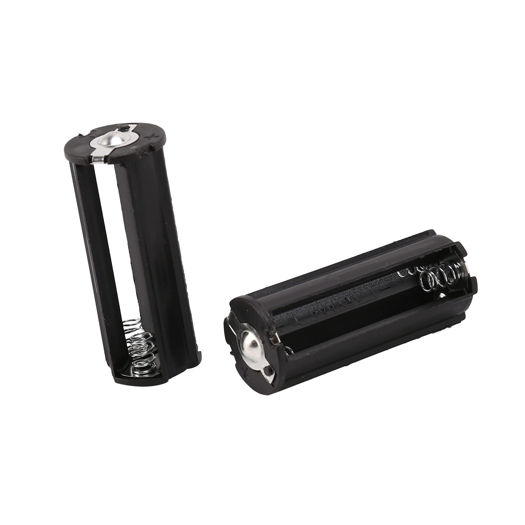 REHOC 2Pcs Black Battery Holder for 3 x 1.5V AAA Flashlight Torch