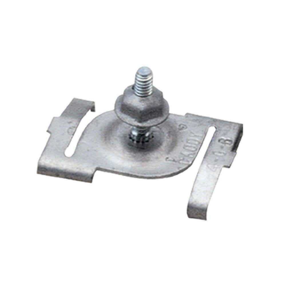 Jesco Lighting T-Bar Clip Accessory, Aluminum Finish, Model JESC3784