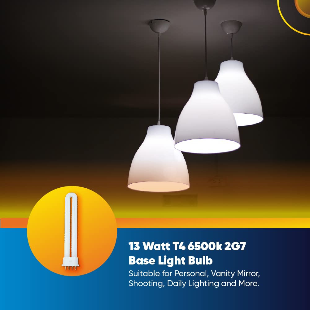 Technical Precision Replacement Light Bulb 120V 13W 6400K, 2 Count, Copper