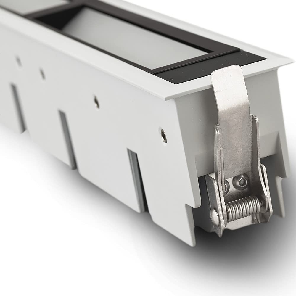 Vonn Lighting Slice 12.5-In Integrated Led Etl Certified Fixed Recessed Wall Washer With Trim, White