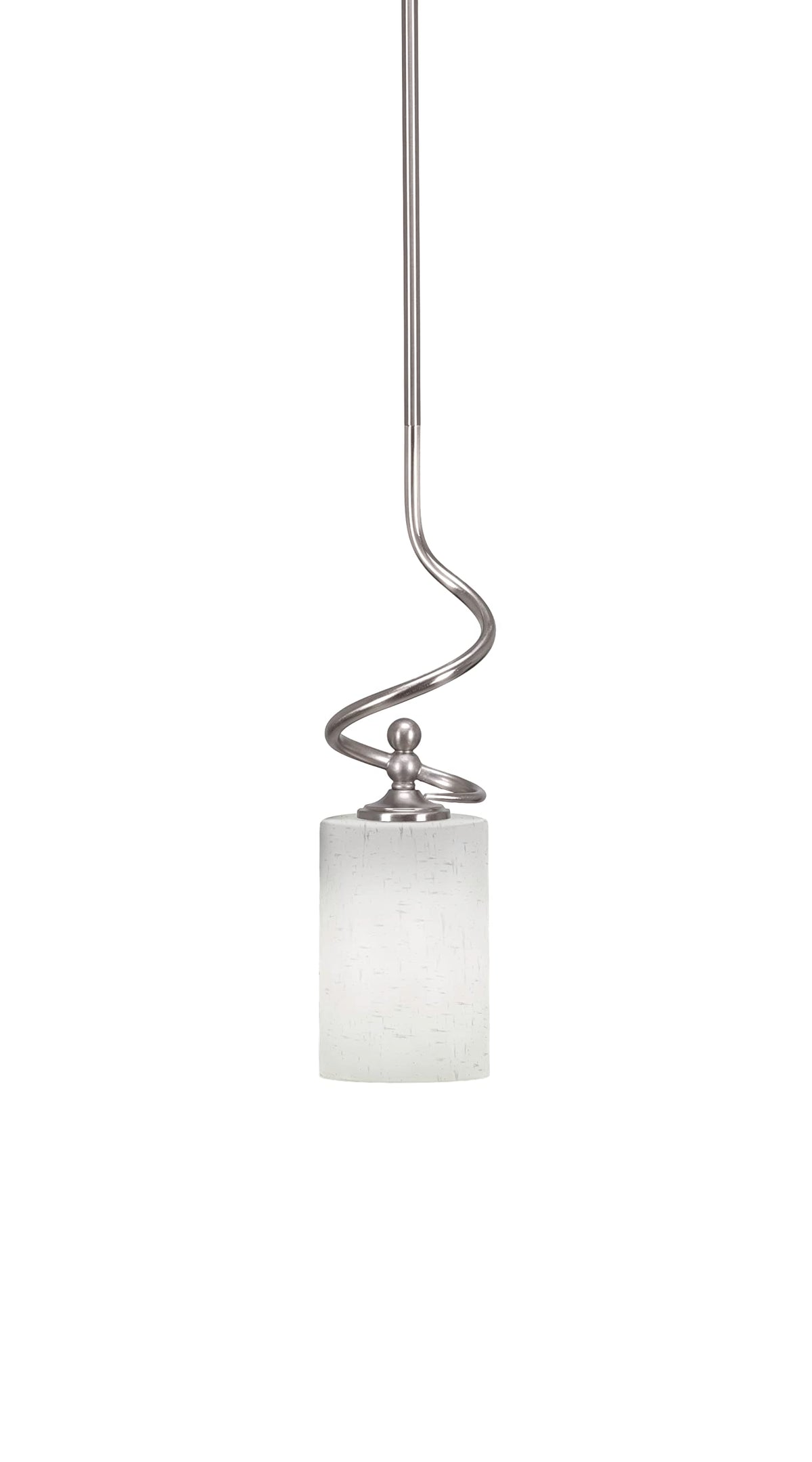 Capri 1 Light Mini Pendant in Brushed Nickel (901-BN-310)