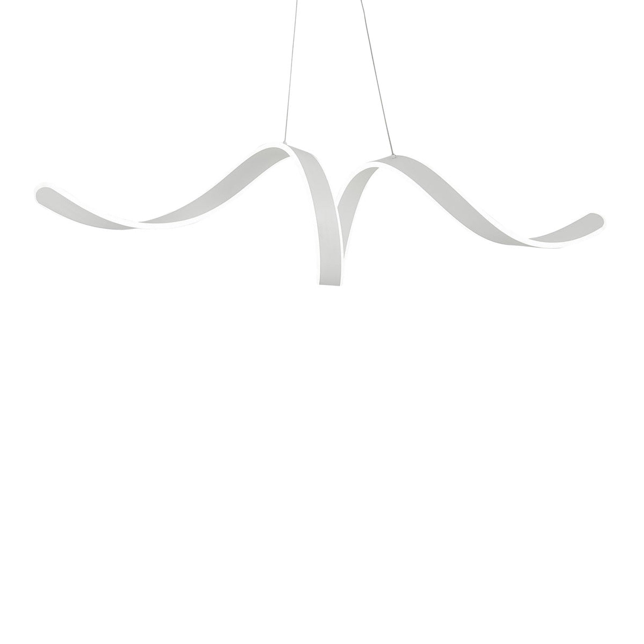 Finesse Decor Copenhagen LED Chandelier - Metal - White - Model CH-004