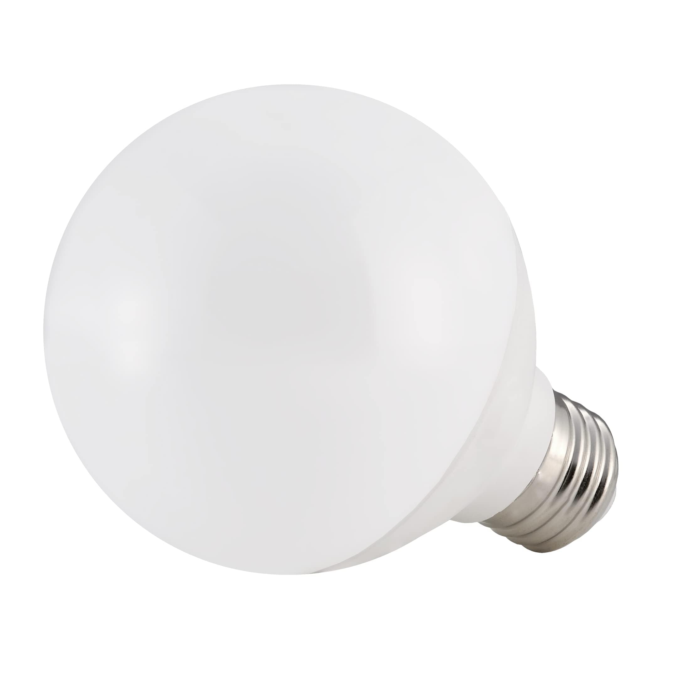 Maxxima G25 Led Light Bulbs - 450 Lumens, 4000K Neutral White Light, 40 Watt Equivalent, Featuring An E26 Base For Indoor Use, P