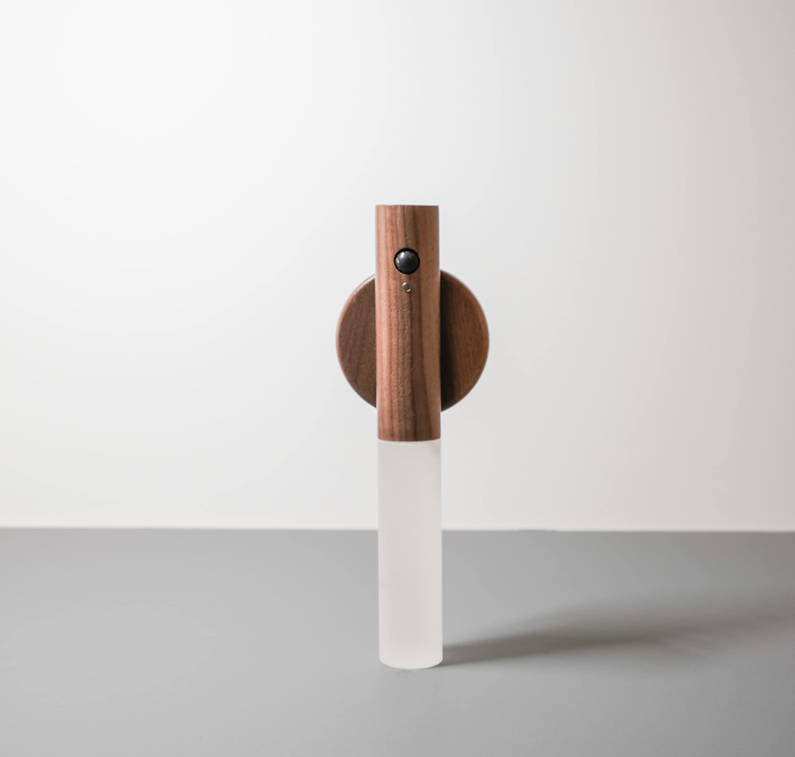 Hireath Mini Wireless Portable Led Motion Sensor Night Light,Large Battery Rechargeable,Wood Stick Torch Magnet Light For Stairway, Bedroom, Kidsroom, Bathroom, Hallway, Wardobe, Wall, Cabinet