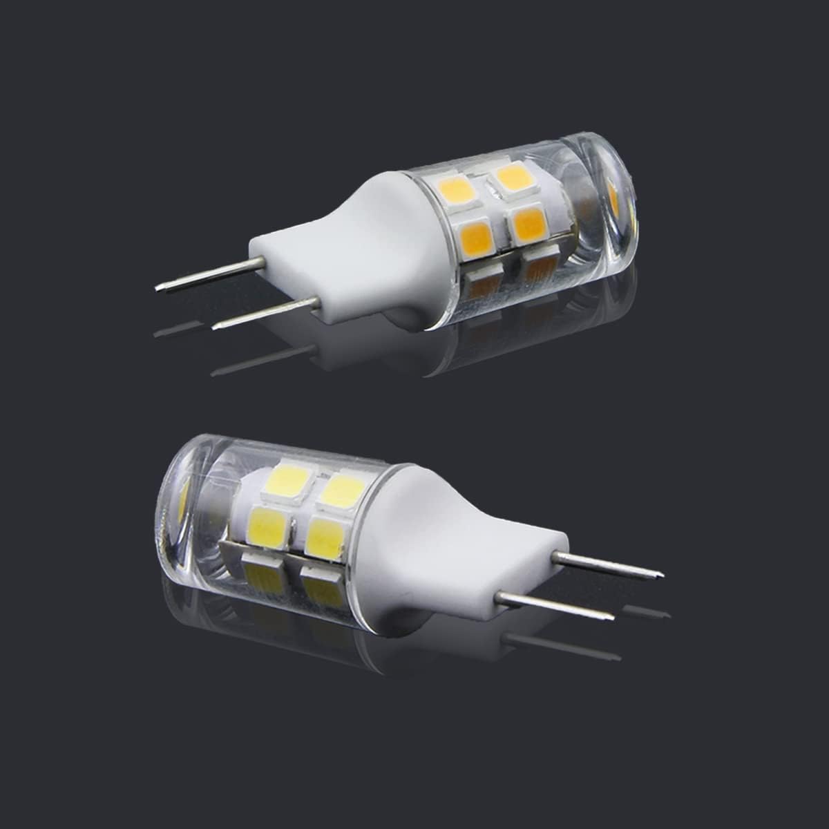 Ssxbf G8 Led Bulb, 20-25W Halogen Equivalent 3W T4 Bulb, Warm White 3000K, 120V Puck Light Bulbs For Under Cabinet Light, Under