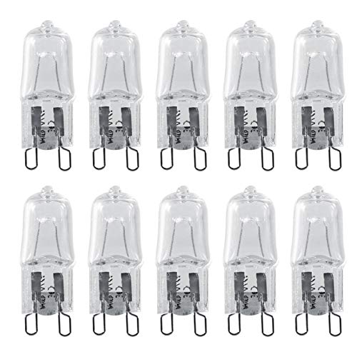 G9 Led Bulb Base Halogen Light Bulb, Warm White 2900K, 40W Halogen Equivalent, Non-Dimmable For Home Lighting, Pack Of 10