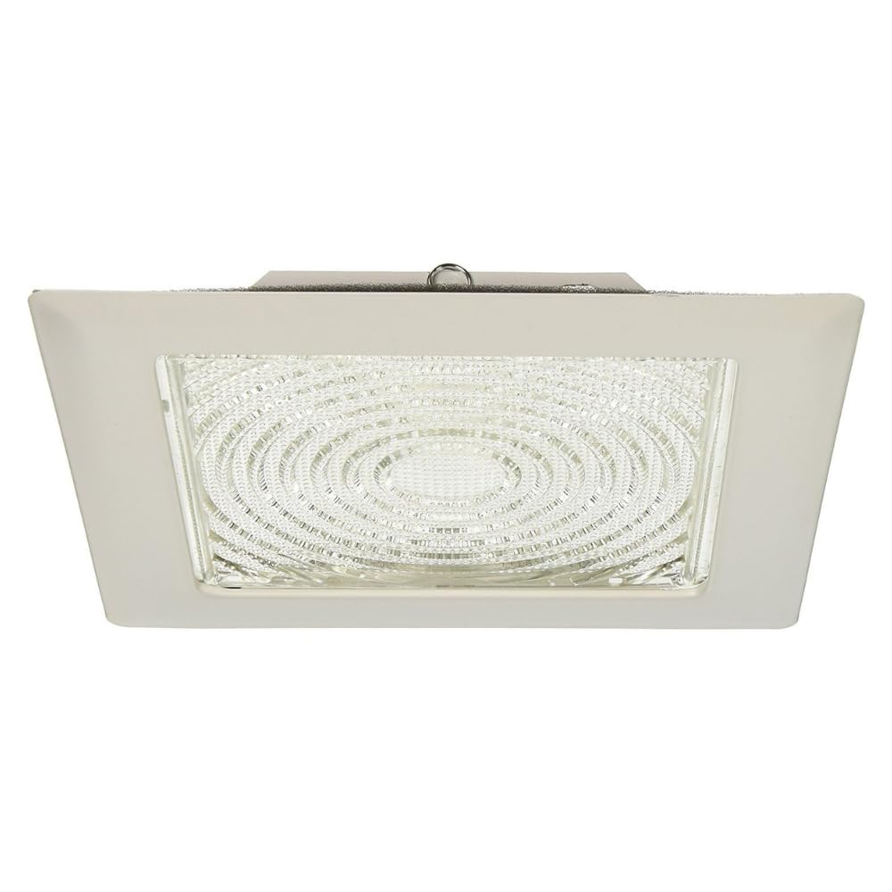 Elco Lighting El11W 8    Cfl Square Trim With Fresnel Glass Lens - El11W Ceiling Light Fixture
