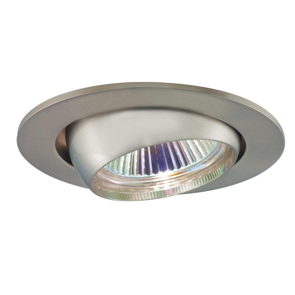 Jesco Lighting Rh43-St Mini Recessed Eyeball44; Die Cast Aluminum44; Satin Chrome