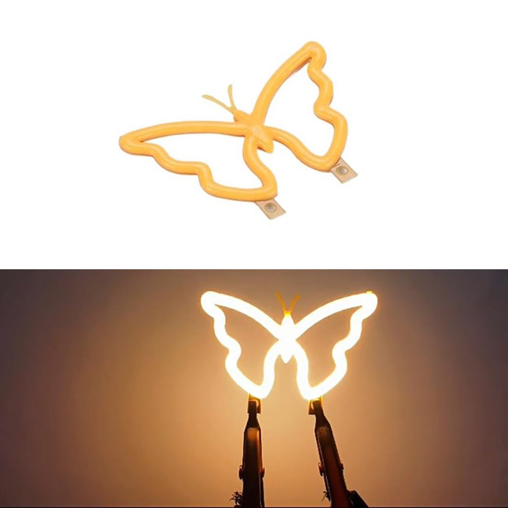 Kopida 3V Led Cob Filament Edison Bulb Filament Led Bead Diodes Light Accessories Lamp Parts, Love Letter Shape Filament Dc3V Co