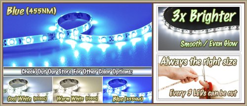 Biltek Lk-Sb-5M Blue On/Off Switch Control Kit (16.4' Feet 300 Leds Light Smd3528 110V Plug)