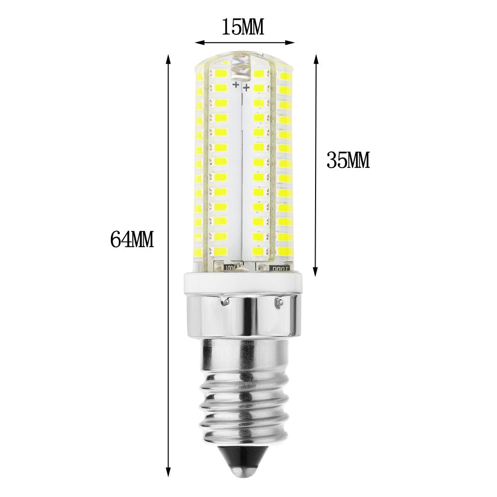 Ra Rayhoo E14 Led Light Bulbs 5W Equivalent 40W Incandescent, 6000K White, 2 Count