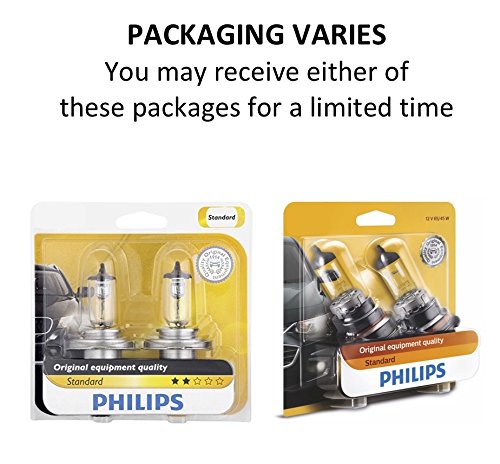 Philips 9004 Halogen Headlight Bulb, 2 Pack, Clear, Standard Replacement