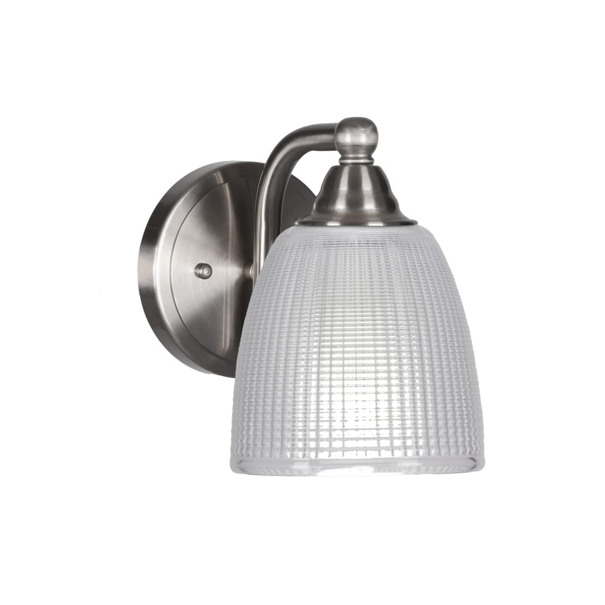 Toltec Lighting Paramount 1 Light Wall Sconce In Brushed Nickel (3421-Bn-500)