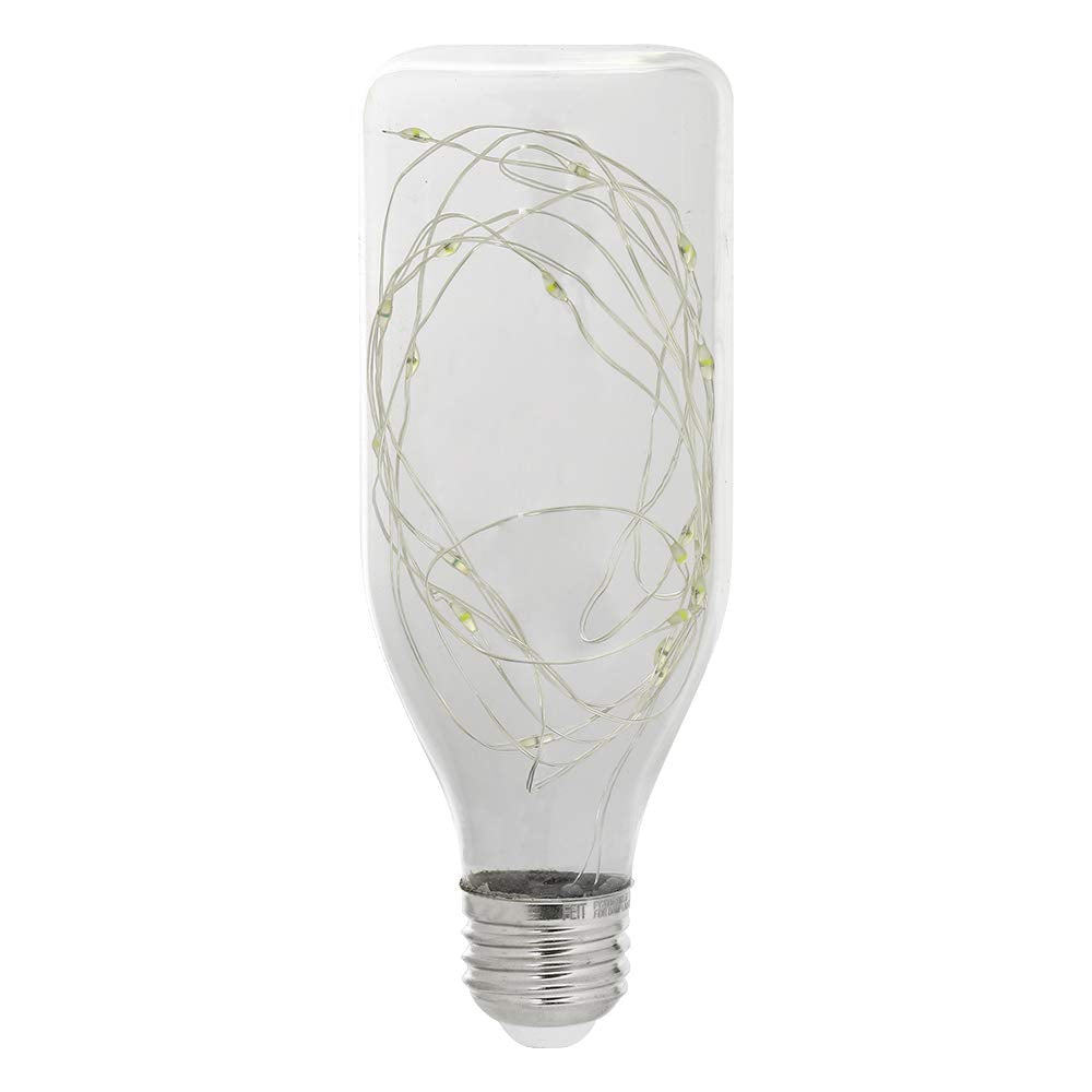 Feit Electric RGB LED Fairy Bottle Light, 1.5W, 6.07" H, Multi-Color, Glass, Model FY/BOT/RGB/LED, 1 Count