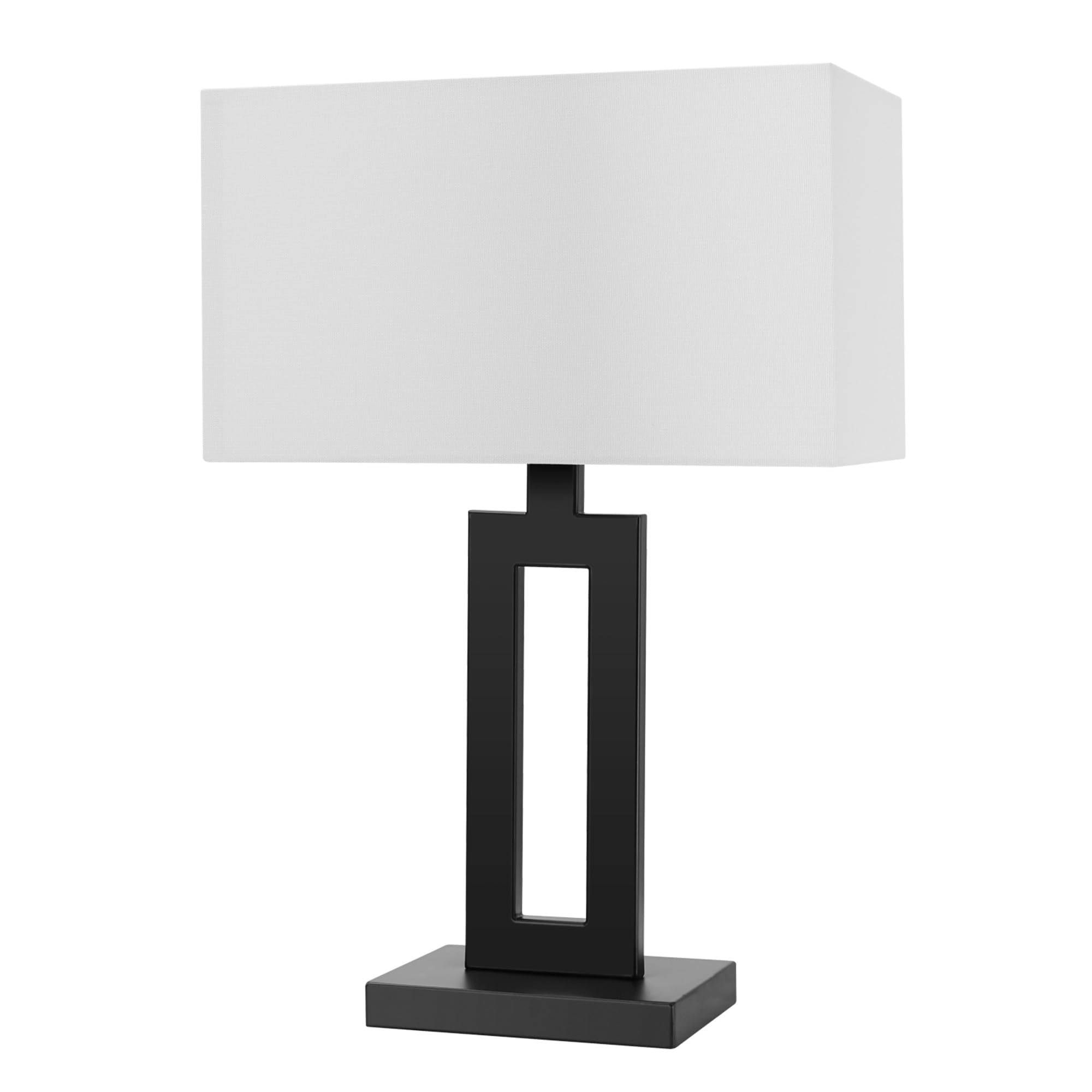 Globe Electric DAlessio Table Lamp, 20 in, Metal, Matte Black, Model 67045