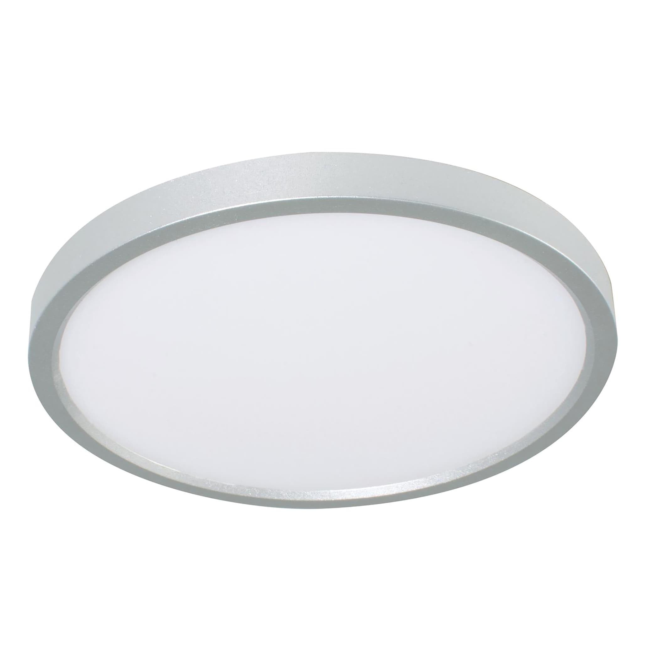 Edge 8'' Round Led Flush Mount - White