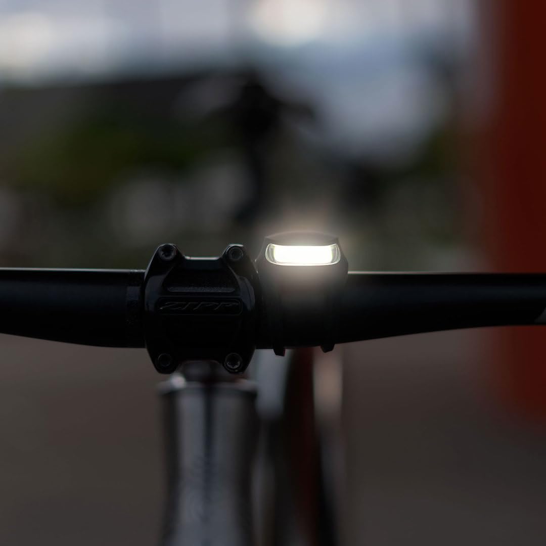 Knog Frog Front Bike Light - Iconic Bicycle Light Reborn with Bright 40 Lumen LED Output, 9 Modes, Flexible Mount, USB-C Recharg