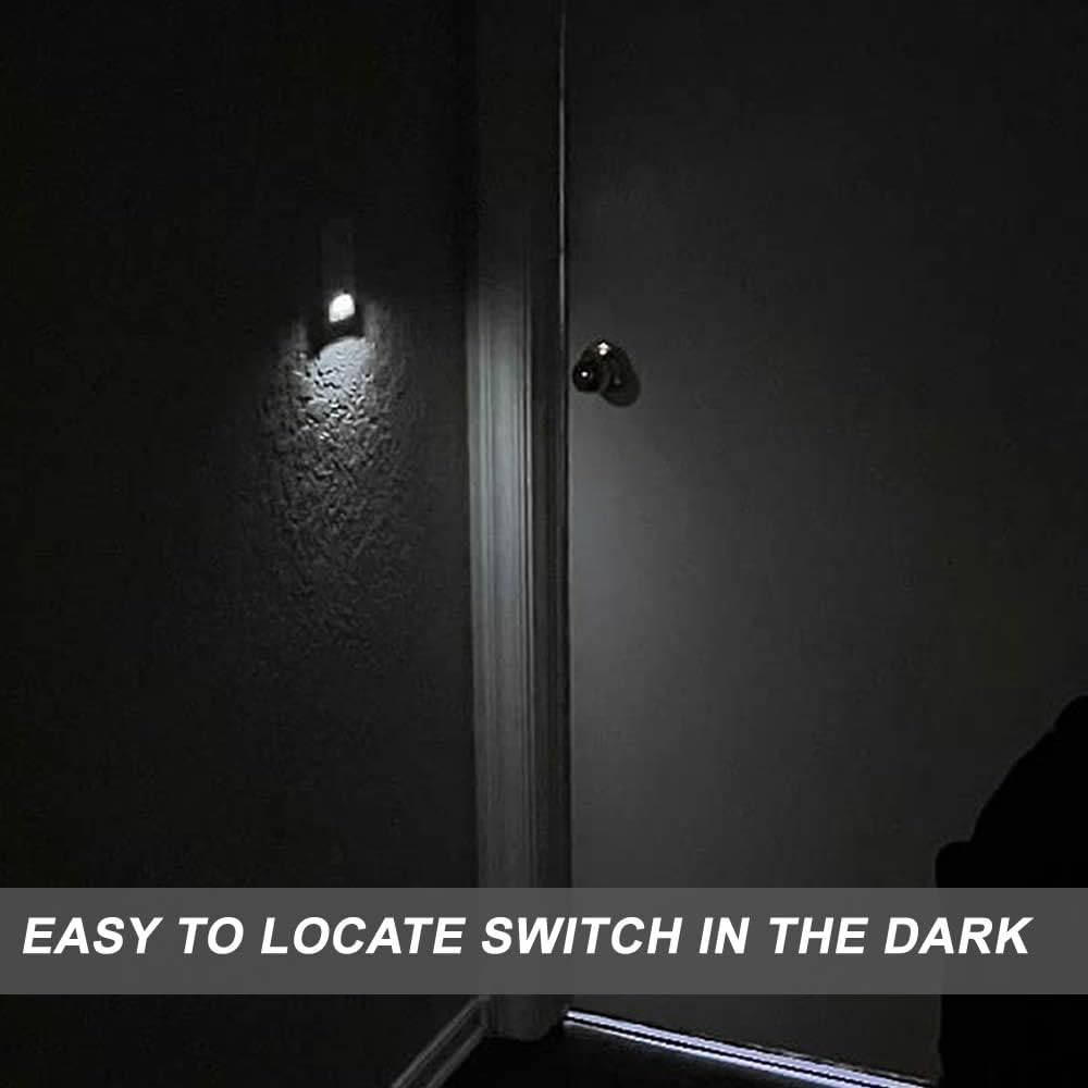 10Pack Sozulamp Wall Switch With Night Light - Combination Nightlight And Single Pole Light Switch