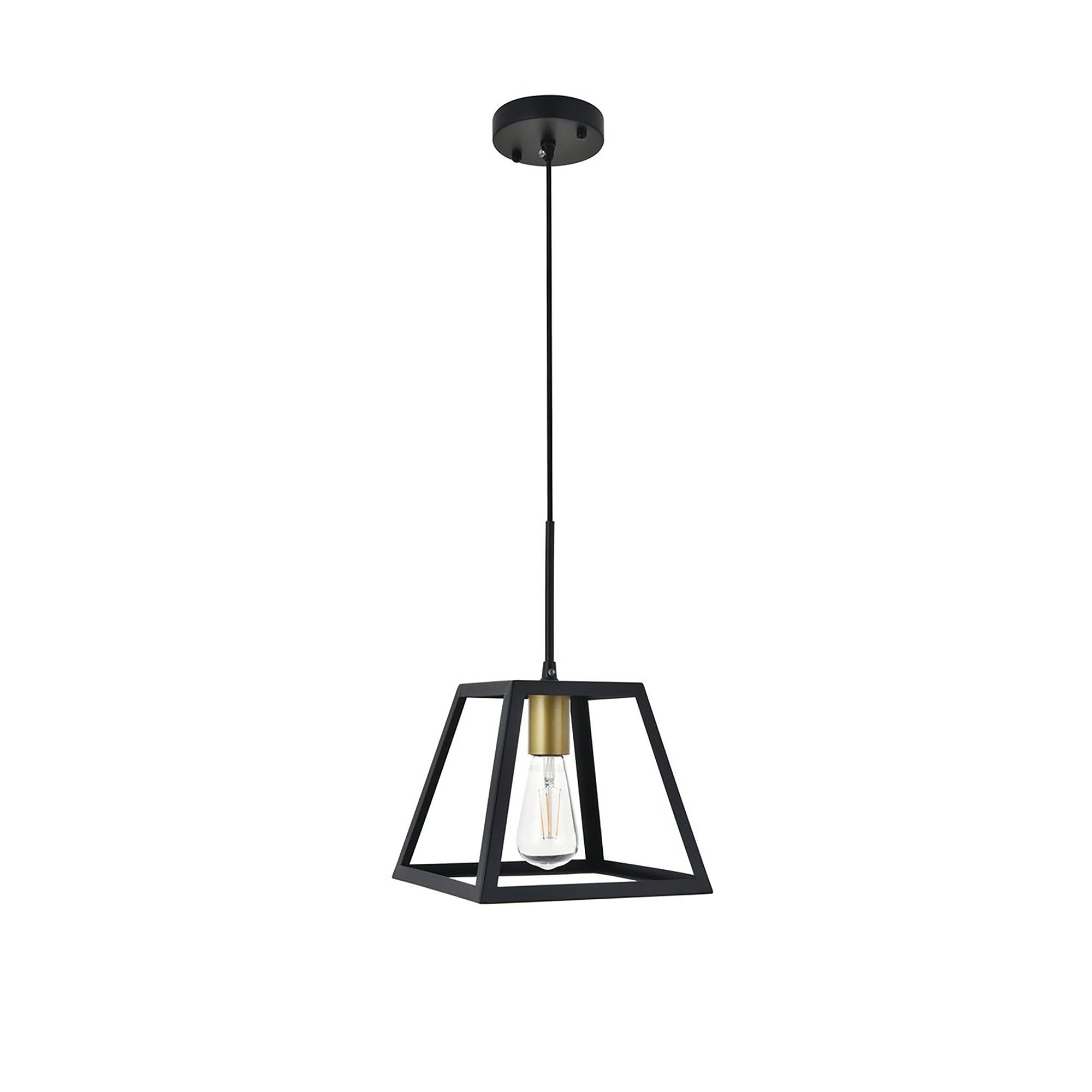 Elegant Lighting Living District Indoor Modern Home Decorative Bright Ceiling Resolute 1 Light Pendant