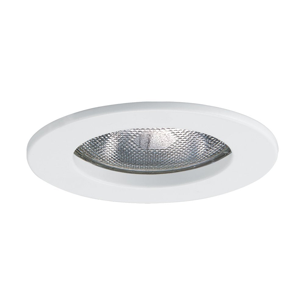 Jesco Lighting Tm5502Wh 5-Inch Aperture Line Voltage Trim Recessed Light, Open Trim, White Finish