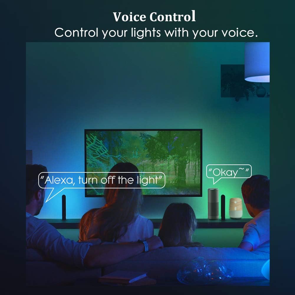 6 Pack E12 Smart Bulbs, Alexa Wifi Candelabra Smart Light Bulbs 5W 2700K-6500K Color Changing Dimmable Rgbcw, Music Timer Ceilin