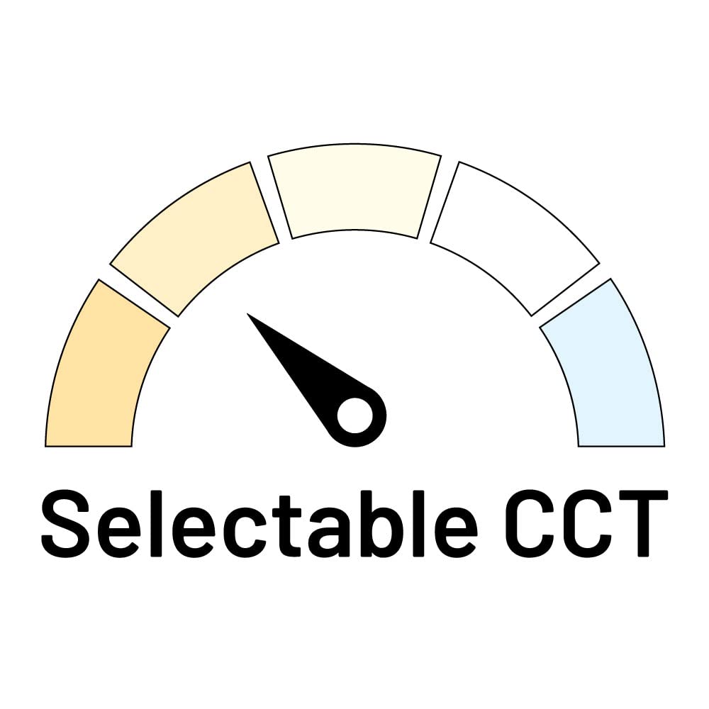 Nora Nlth-61Tw-Mpw Theia Led Downlight With Selectable Cct (2700K/3000K/3500K/4000K/5000K), No Housing Required (6'')