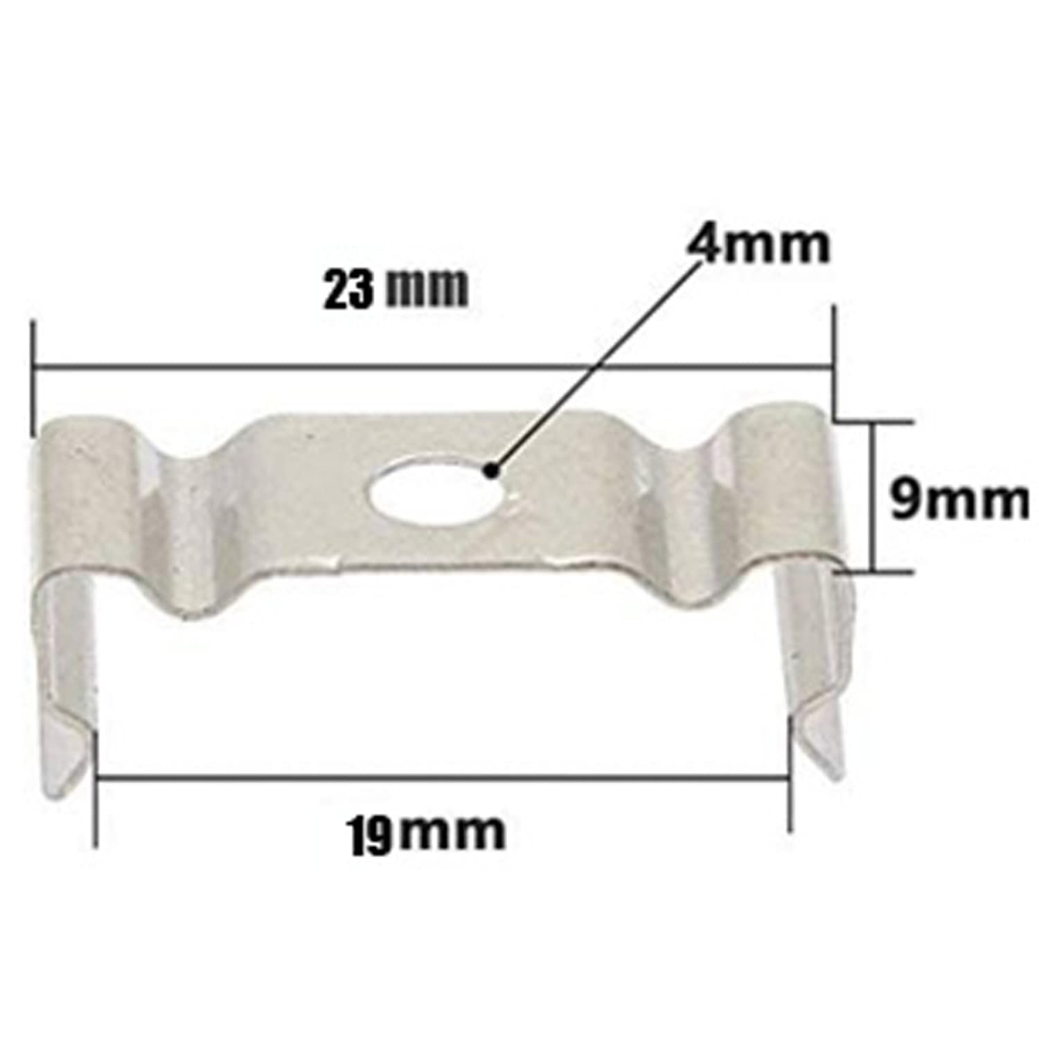 Traodin T5 LED Light Bulbs - 20pcs Clips Holder for 23mm Lamp Socket, Ideal for Ceiling Fixtures