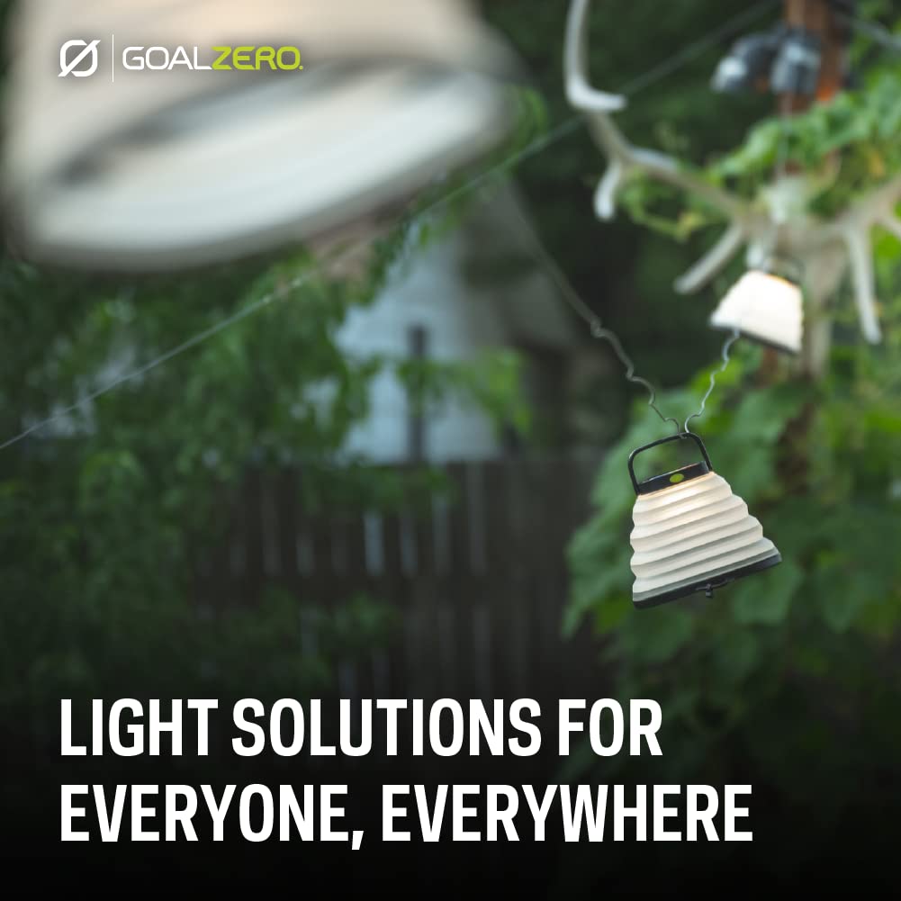 Goal Zero Crush Light Solar Powered Lantern - Model 32012, Compact & Lightweight, Ideal for Camping & Emergency Use