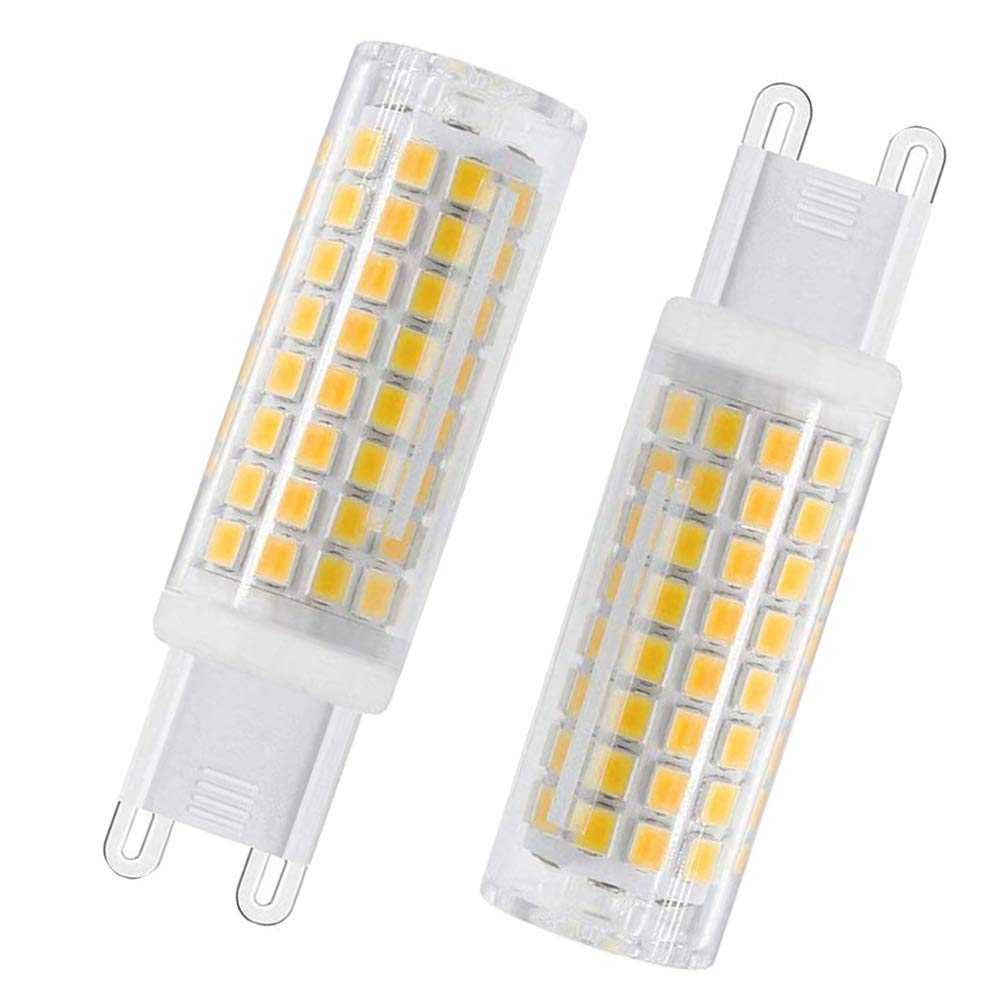 Xrzt G9 Led Bulbs 75W Replacement G9 Base For Chandelier Light, Dimmable 3000K Warm White, Pack Of 2