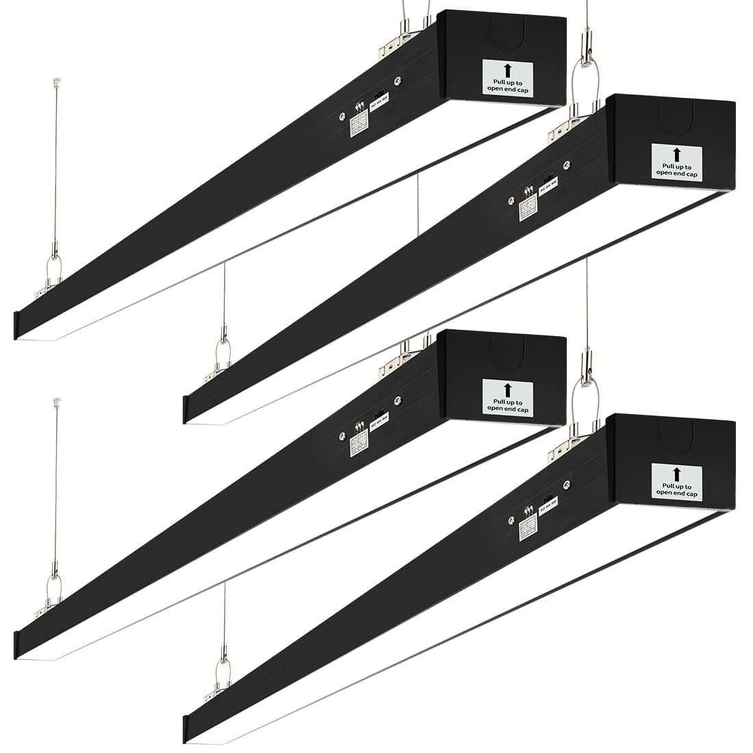 DAKASON 8FT LED Linear Light, 8Foot LED Shop Lights 100/80/60W 3/4/5000K CCT Selectable, Commercial 8Feet Strip Lighting Fixture