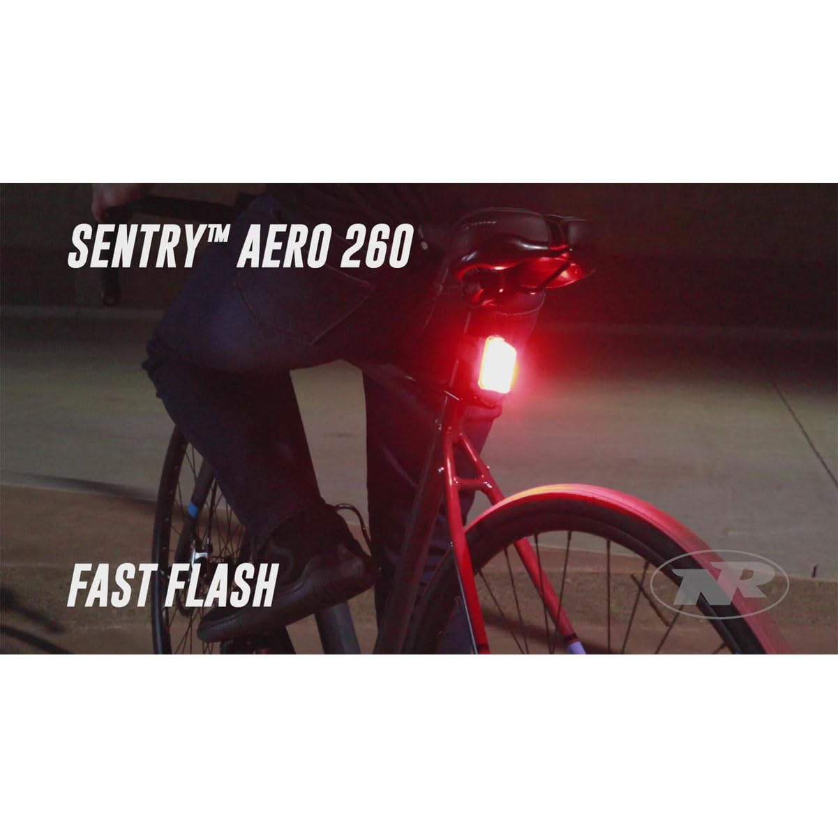 NiteRider Sentry Aero 260 Taillight - Red, One Size, High-Visibility LED Bike Light for Safety and Security
