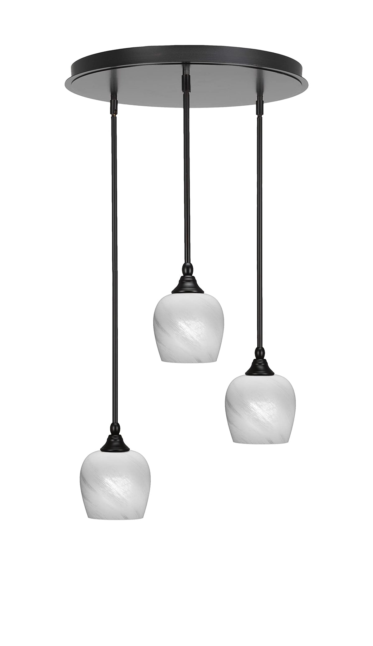 Empire 3 Light Cluster Pendalier in Espresso Finish (2183-ES-4811)