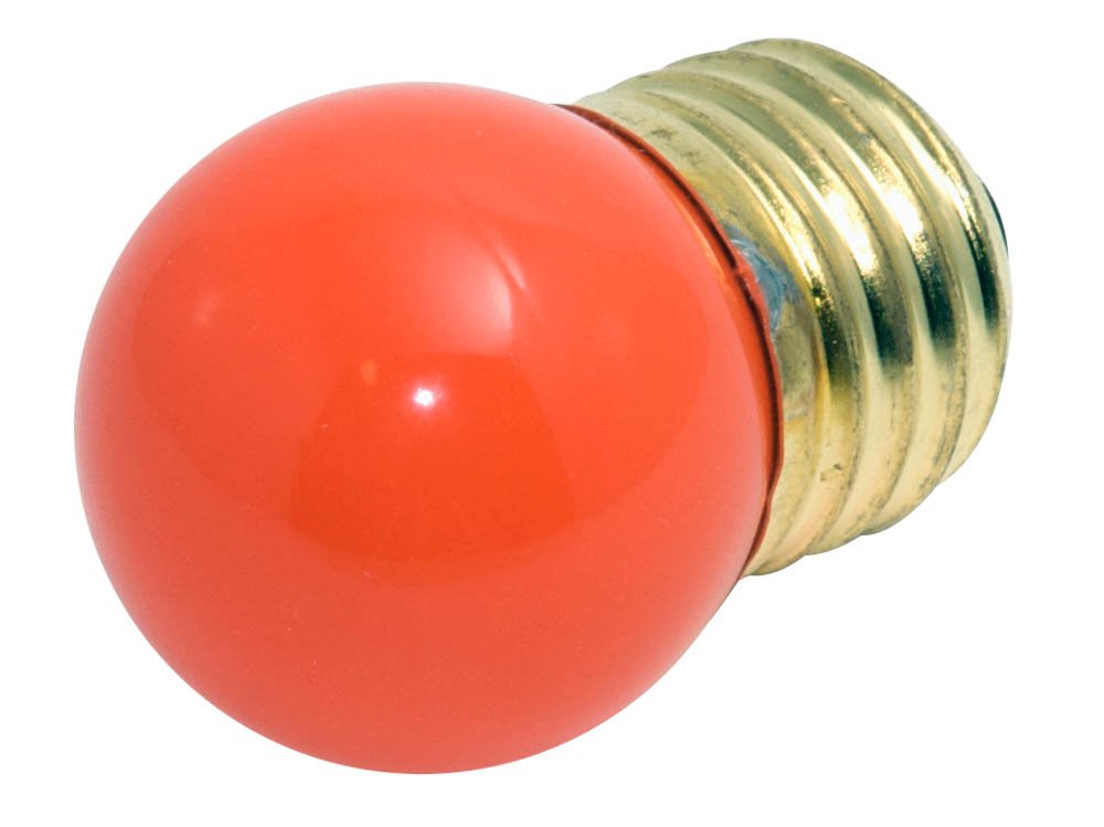 Bulbrite 7.5W 130V S11 Orange Sign E26 Base