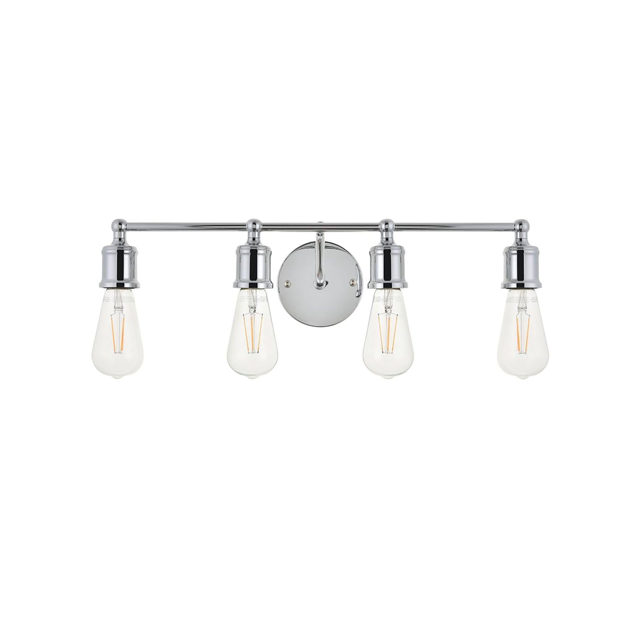 Living District Indoor Modern Home Decorative Bright Ceiling Serif 4 Light Chrome Wall Sconce