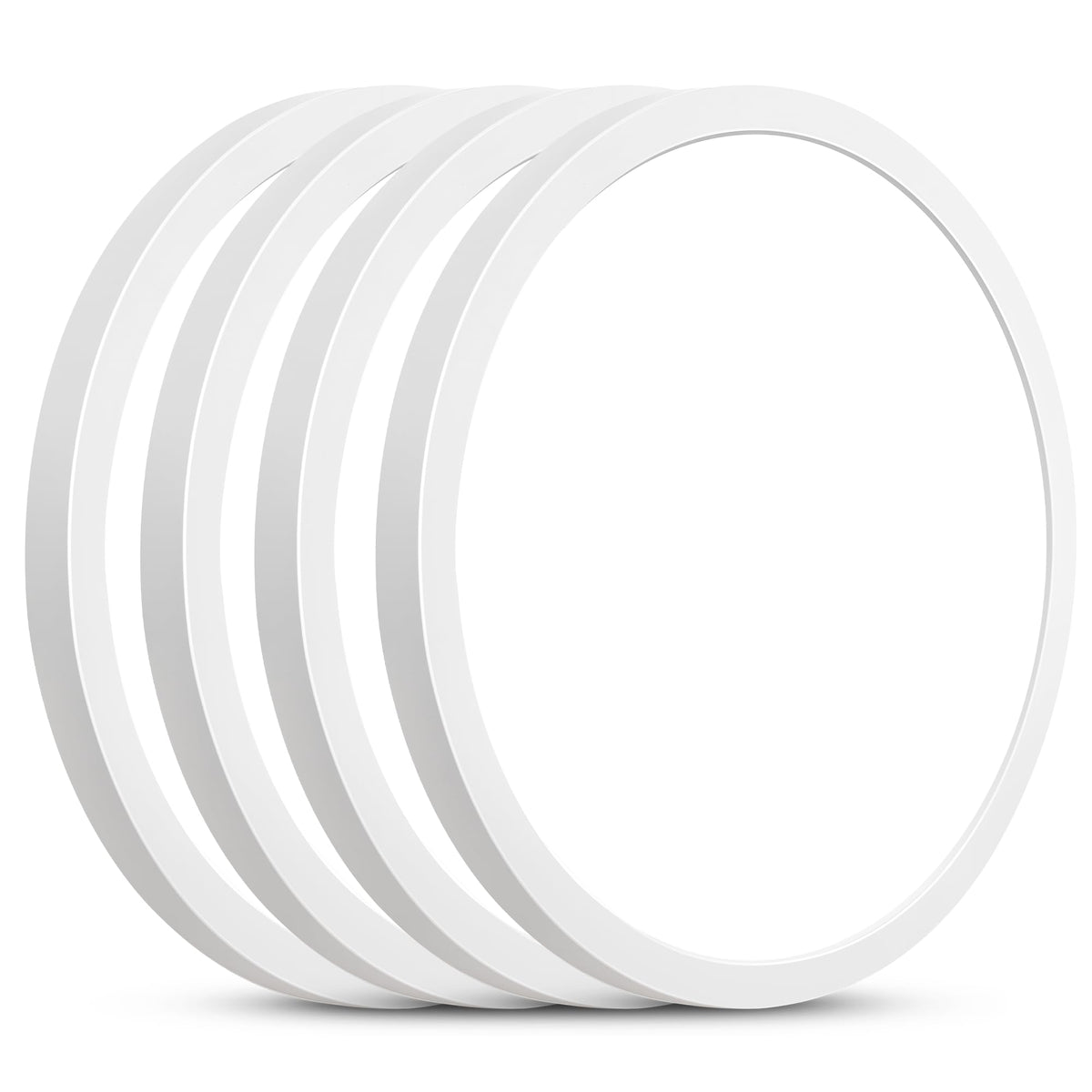 SunRider 4 Pack 12 Inch LED Flush Mount Ceiling Light, 2400LM, 5000K Daylight White, 24W Dimmable Modern Slim Round Flat Ceiling