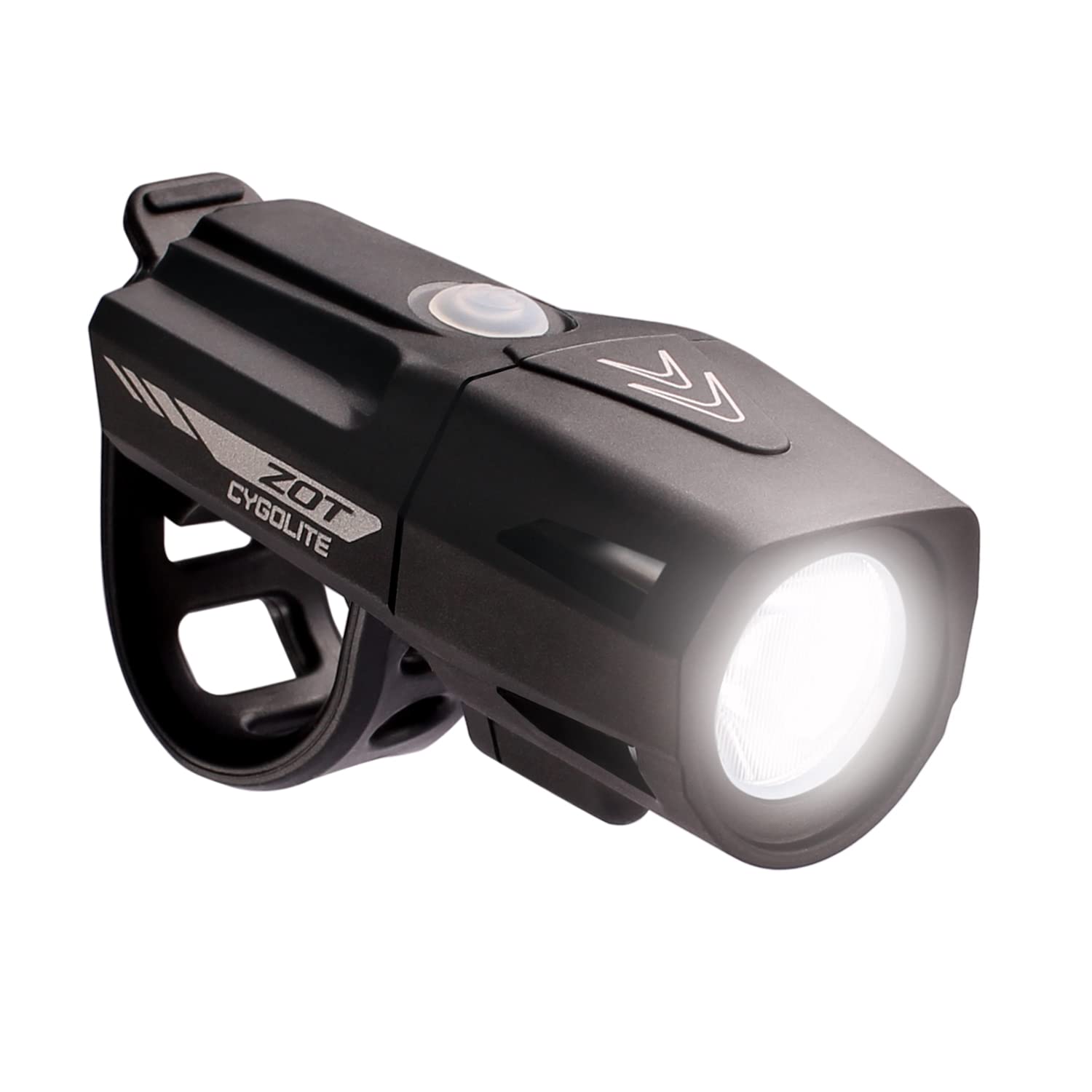 Cygolite Zot– 450 Lumen Bike Light– 5 Night & 2 Daytime Modes– Sleek Durable Design– Ip67 Waterproof– Sturdy Flexible Mount– Usb Rechargeable Headlight– For Road & Commuter Bicycles,Black,Compact