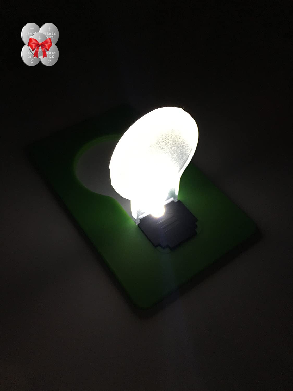 Inovat 10Pcs / 10 X Mini Led Credit Card/Portable/Card Pocket Light Bulb Lamp Christmas Card/Switch Card Sharp Led Light Bulb Gr