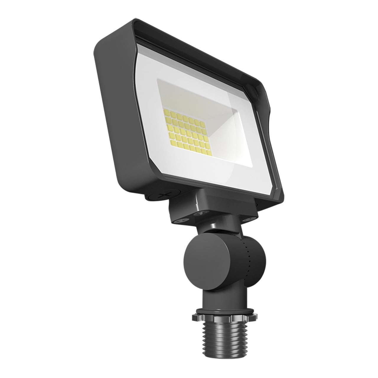 Rab Lighting X34Xs Adjustable General Purpose Flood Light, 3000K/4000K/5000K Selectable, 10W/12W/16W Adjustable, 0-10V Dim To 10