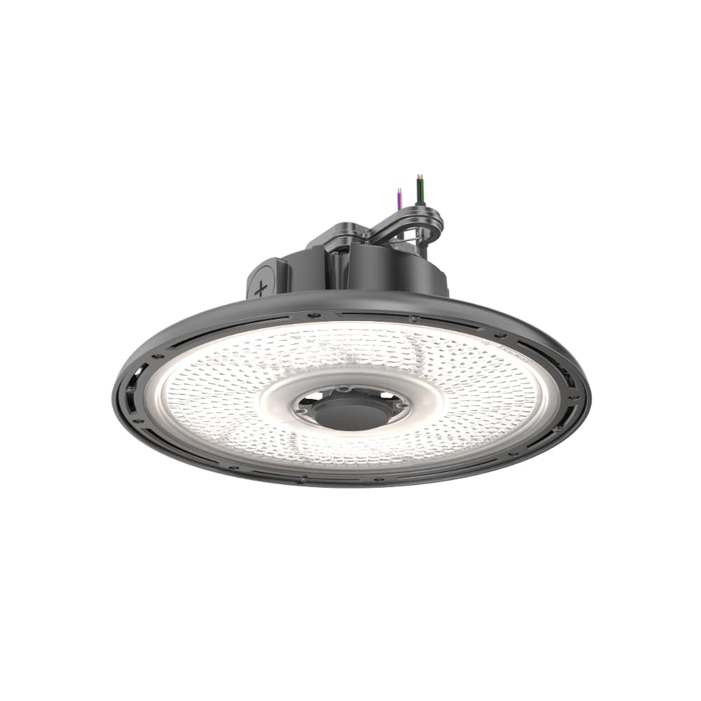 Lithonia Lighting REBL Round High Bay LED Light, 12,000/15,000/18,000 Adjustable Lumen Output, 3500K/4000K/5000K Switchable Whit