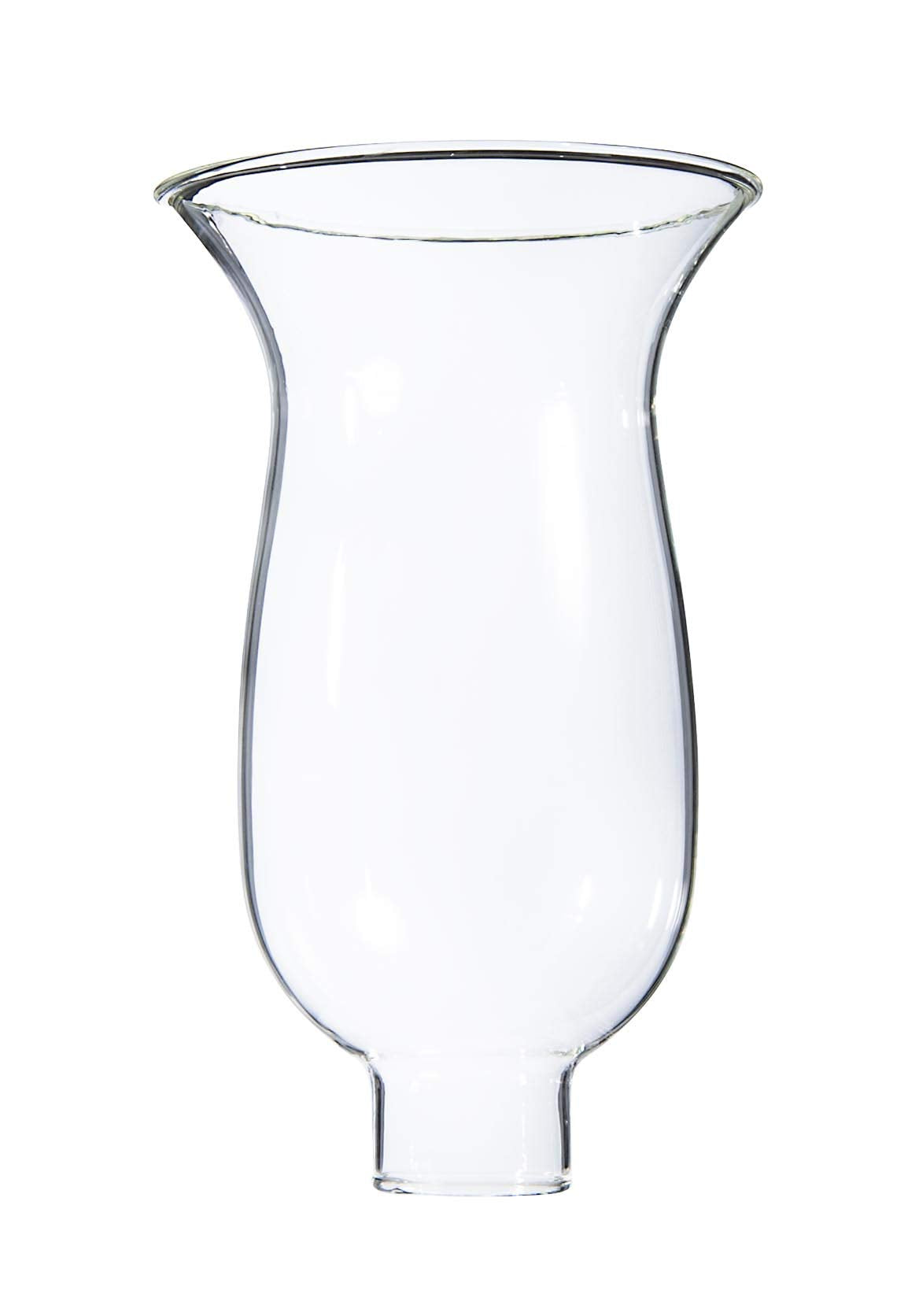 B&P Lamp® Clear Hurricane Shade - 1 5/8" x 8 1/4" Glass, Model 8705ALS