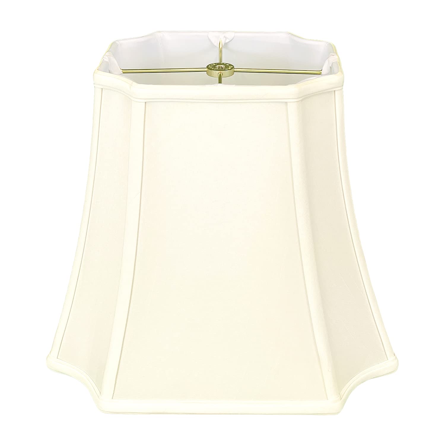 Royal Designs &quot;Rectangle Inverted Cut Corner Lamp Shade, Eggshell, (4.25 x 6)&quot;&quot; x (8 x 11)&quot;&quot; x 8.75&quot;&quot;&quot; (BS-712-11EG)