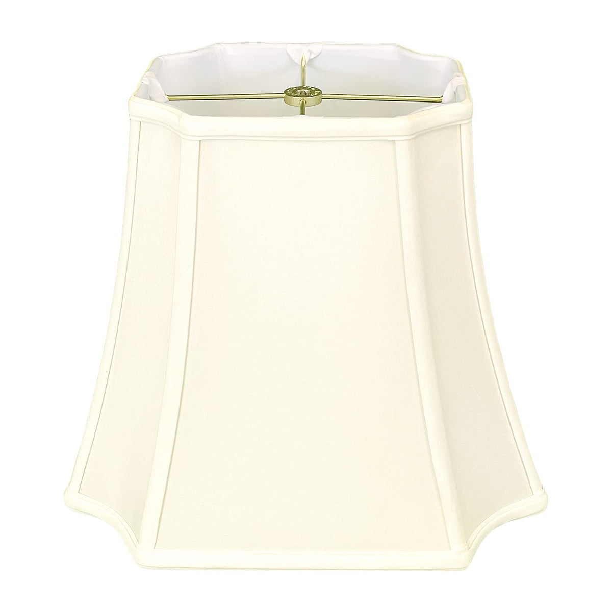 Royal Designs &quot;Rectangle Inverted Cut Corner Lamp Shade, Eggshell, (4.25 x 6)&quot;&quot; x (8 x 11)&quot;&quot; x 8.75&quot;&quot;&quot; (BS-712-11EG)