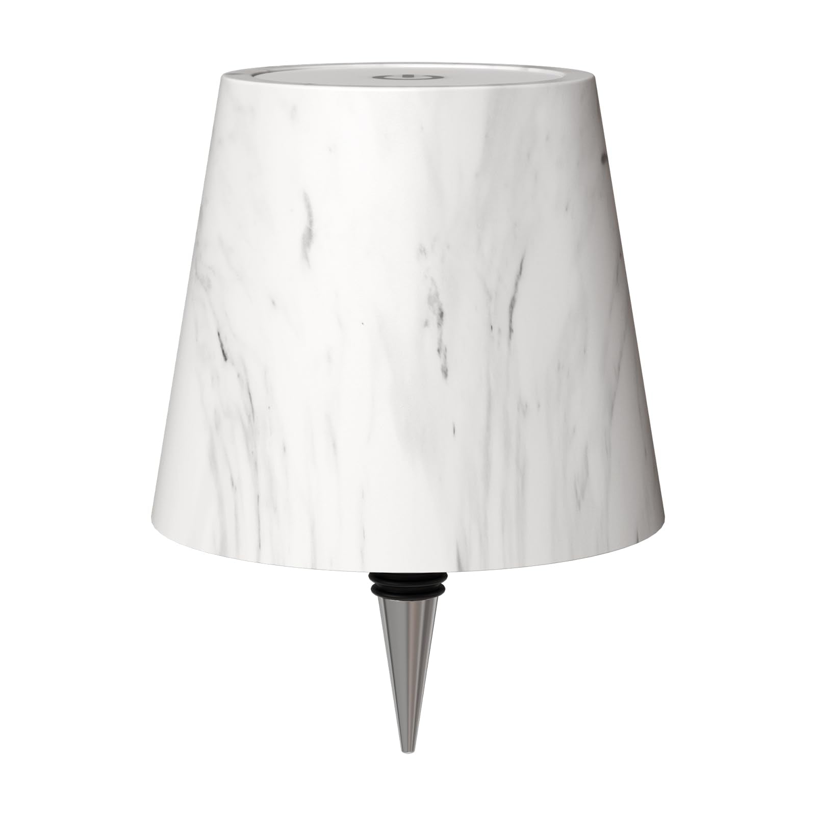 nulmvic Wireless Bottle Lamp - Rechargeable LED Lights with 3 Color Temperatures - Marble Color