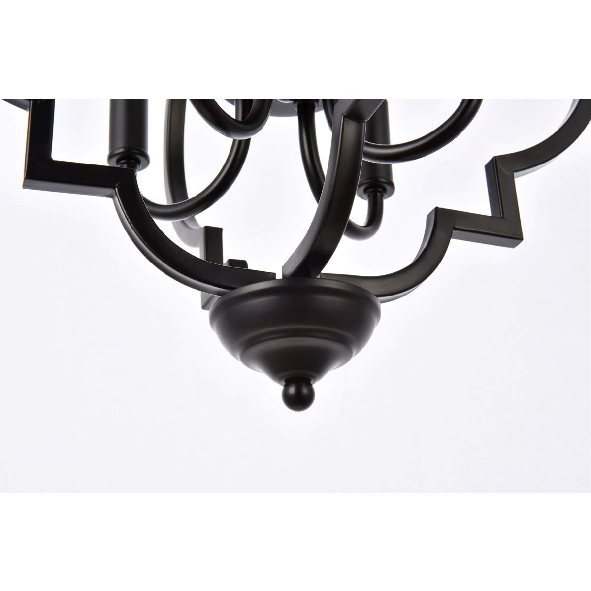 Living District Sandara 4 Lights Pendant in Black (LD7064D16BK)