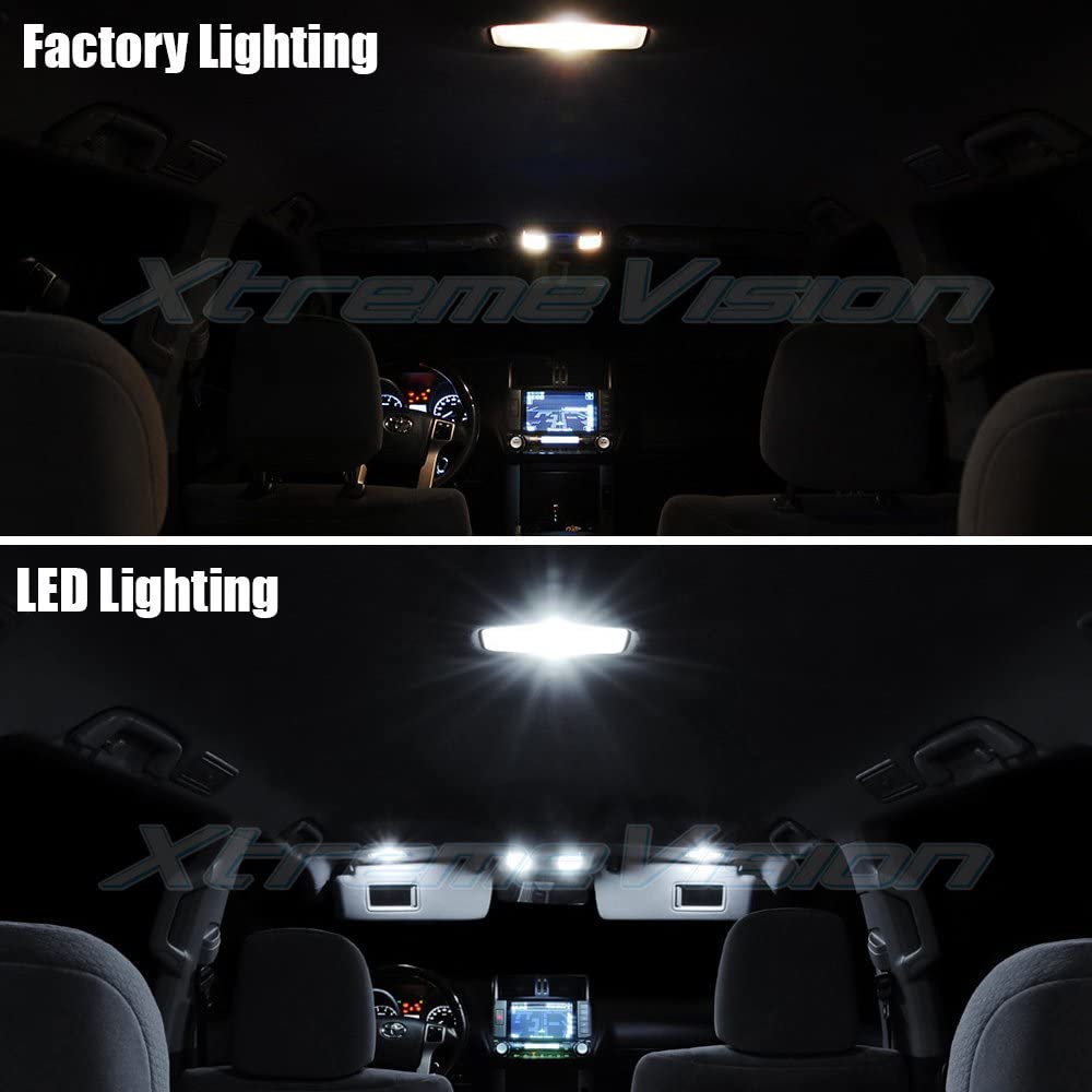 Xtremevision Interior Led For Honda Cr-Z 2010-2015 (9 Pieces) Pure White Interior Led Kit + Installation Tool